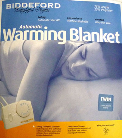 Washable Pads on Biddeford Heated Mattress Pad Analog